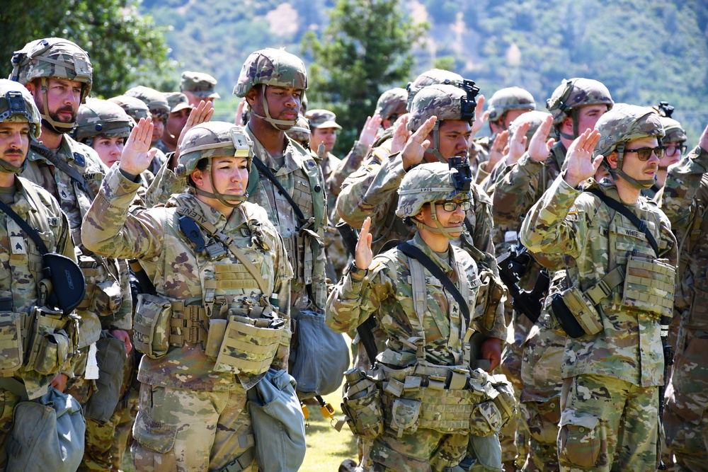 CAR conducts mass reenlistment ceremony at Mojave Falcon