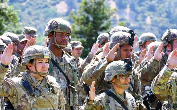 CAR conducts mass reenlistment ceremony at Mojave Falcon