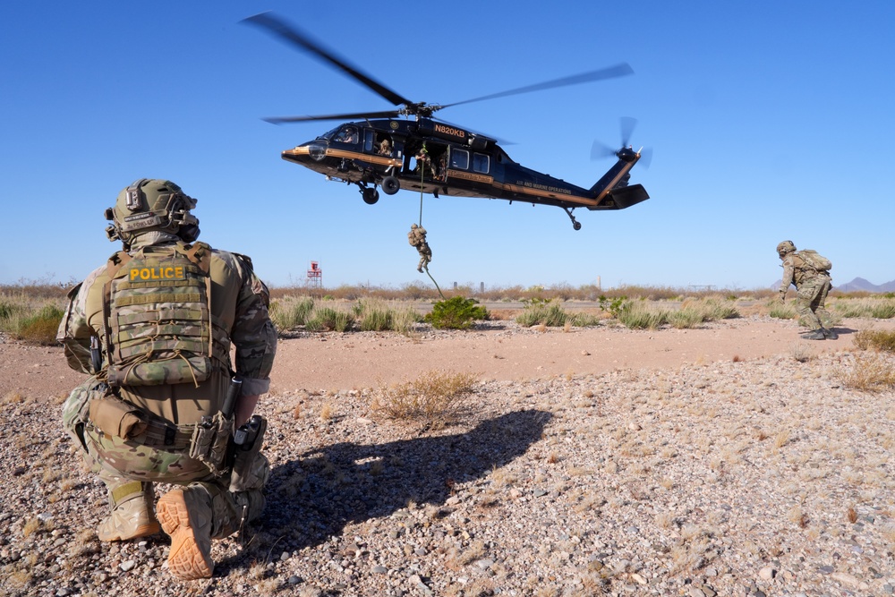Air and Marine Operations Fast Rope Proficiency Traning and Operational Flight