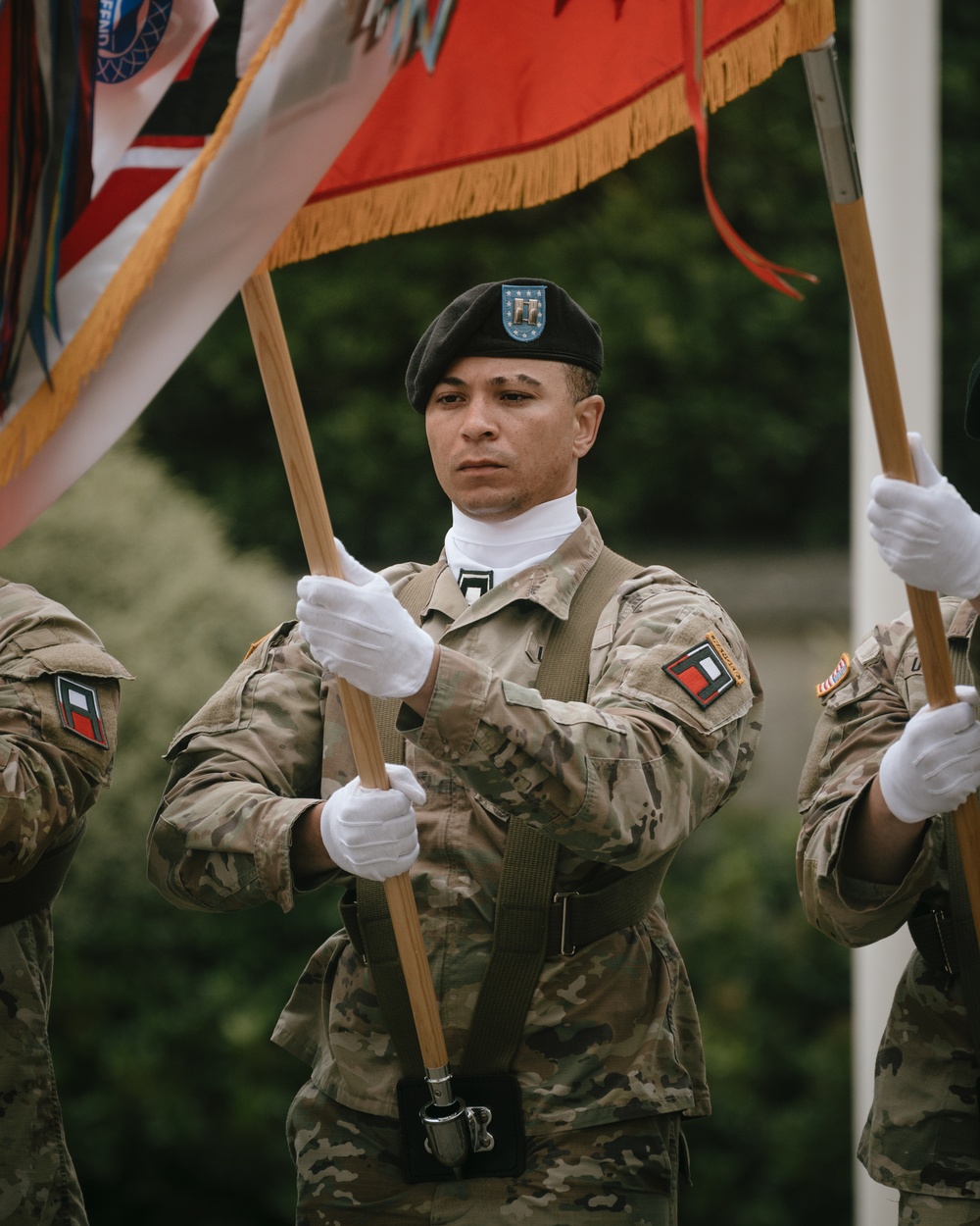 U.S. Soldiers participate in Cérémonie Borne Zéro