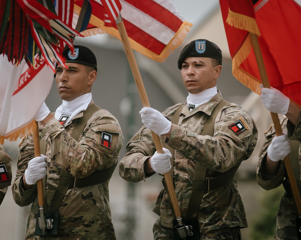 U.S. Soldiers participate in Cérémonie Borne Zéro