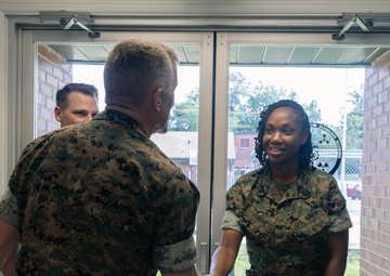 Maj. Gen. Woodworth Engages with CBIRF During Facility Tour