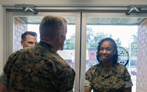 Maj. Gen. Woodworth Engages with CBIRF During Facility Tour