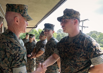Maj. Gen. Woodworth Engages with CBIRF During Facility Tour