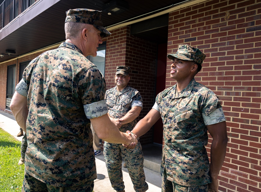 Maj. Gen. Woodworth Engages with CBIRF During Facility Tour