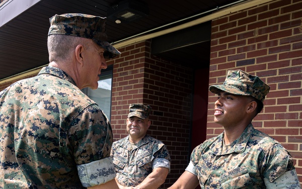 Maj. Gen. Woodworth Engages with CBIRF During Facility Tour