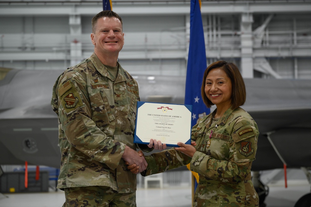 354th MDG Holds Change of Command