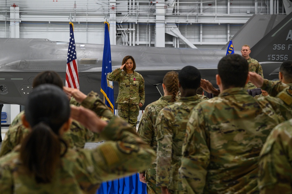 354th MDG Holds Change of Command