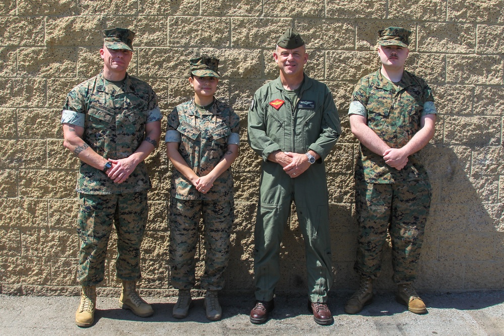 3rd MAW CG recognizes Marines with MALS-16 for excellence