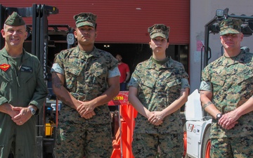 3rd MAW CG recognizes Marines with MALS-16 for excellence