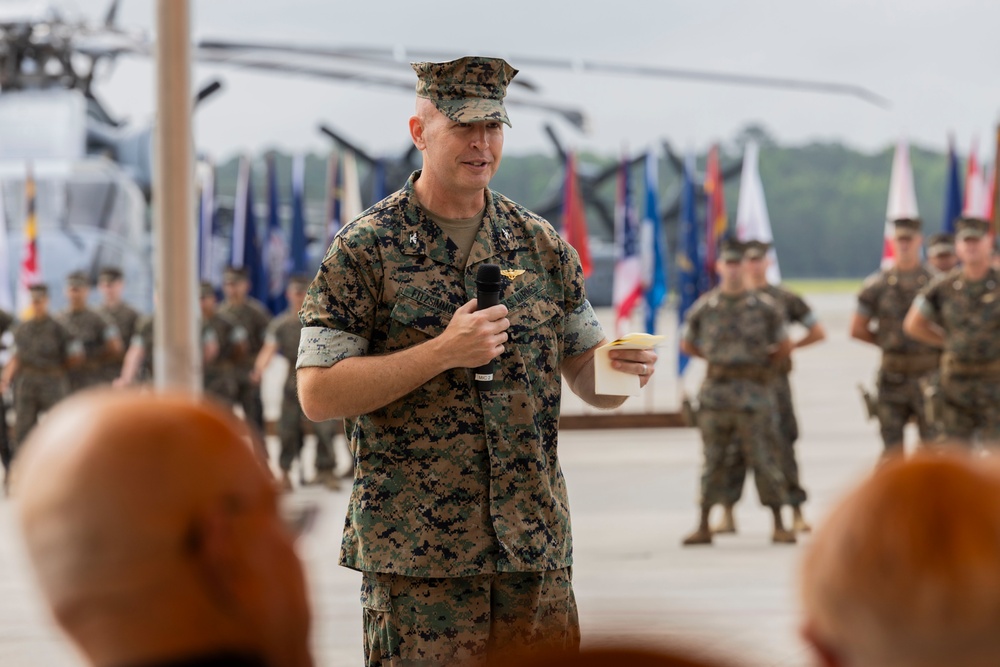 Marine Aircraft Group 29 change of command ceremony