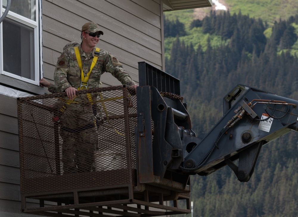 141st Civil Engineer Squadron support Seward Military Resort renovation