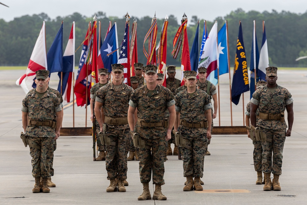 Marine Aircraft Group 29 change of command ceremony