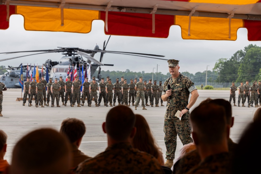 Marine Aircraft Group 29 change of command ceremony