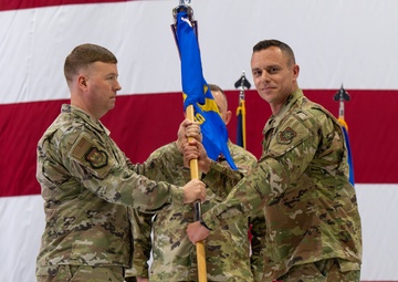 375th Operations Support Squadron change of command ceremony