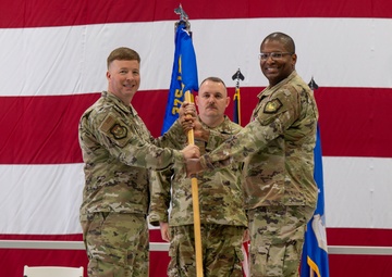 375th Operations Support Squadron change of command ceremony