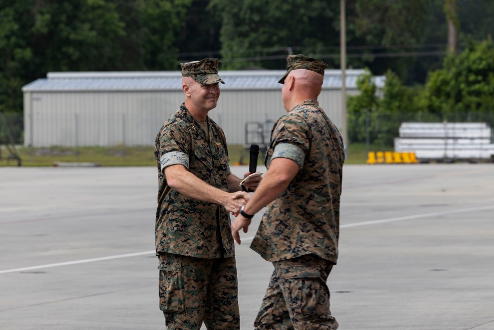Marine Aircraft Group 29 change of command ceremony