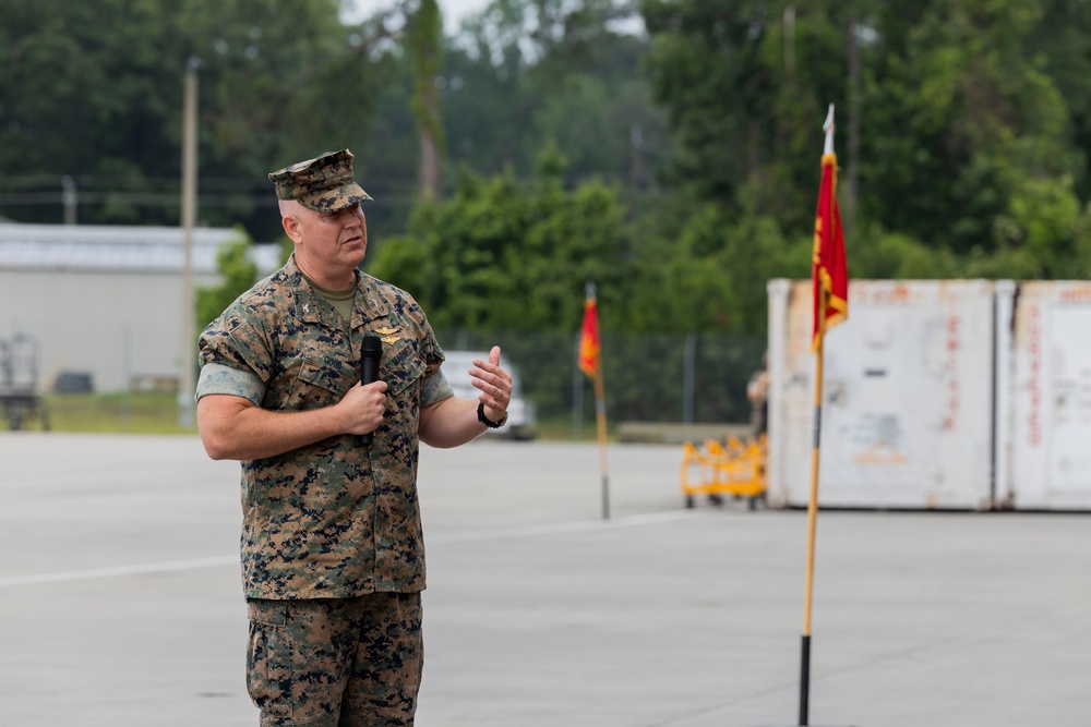 Marine Aircraft Group 29 change of command ceremony
