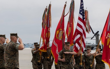 Marine Aircraft Group 29 change of command ceremony
