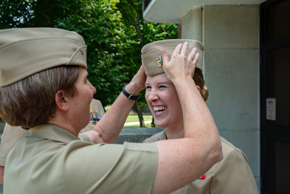 NAVSUP WSS Commander Promotes Lt. Julia Kerrigan