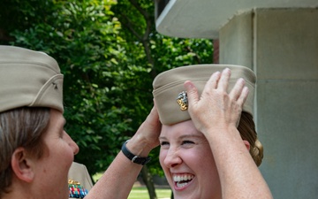NAVSUP WSS Commander Promotes Lt. Julia Kerrigan