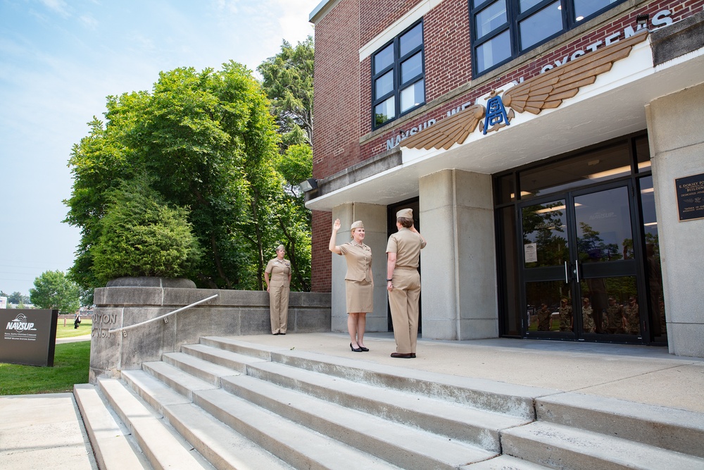 NAVSUP WSS Commander Promotes Lt. Julia Kerrigan