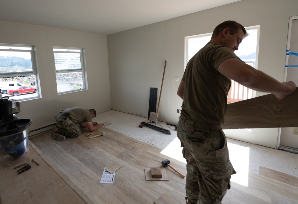 141st Civil Engineer Squadron support Seward Military Resort renovation