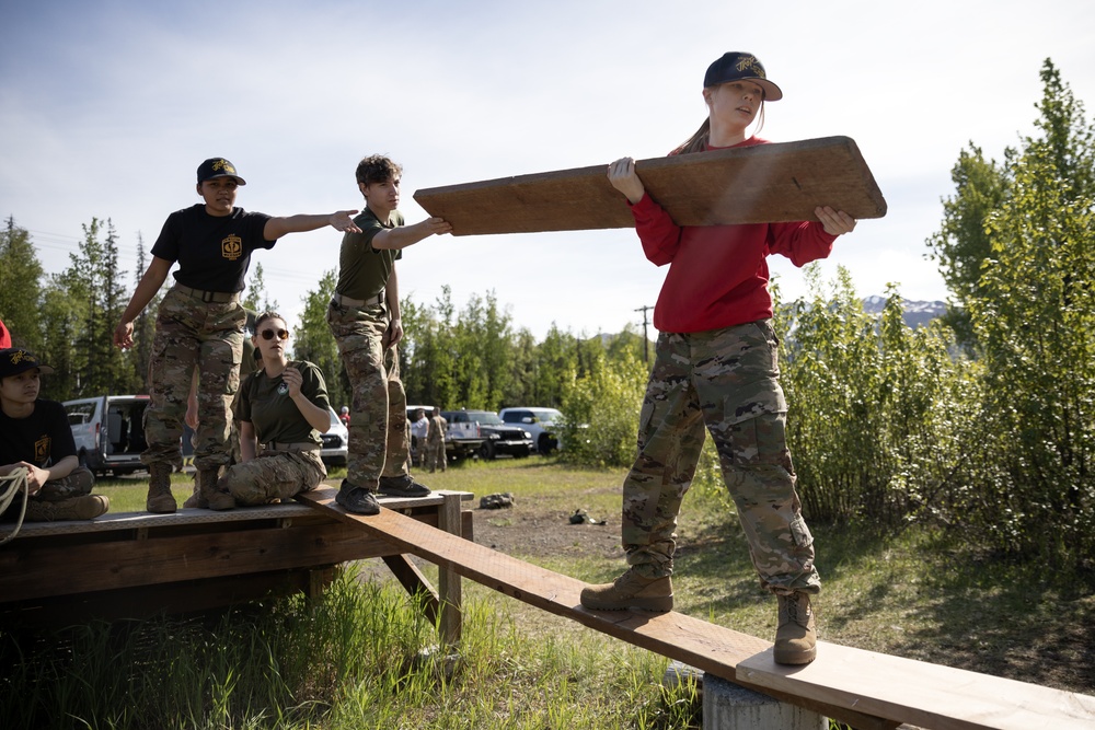 Junior Reserve Officer Training Corps Cadet Leadership Challenge camp