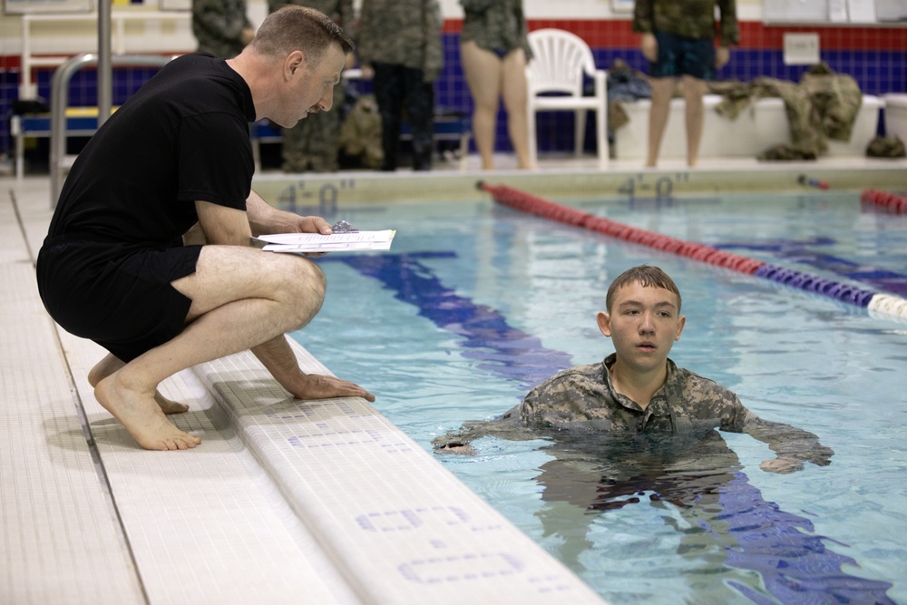 Junior Reserve Officer Training Corps Cadet Leadership Challenge camp