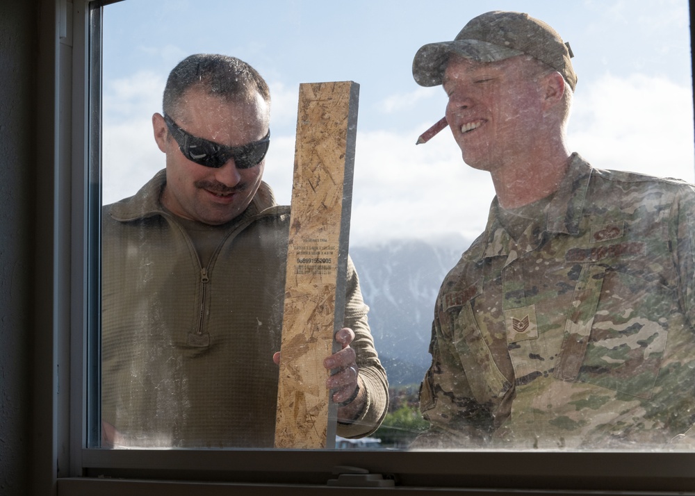 141st Civil Engineer Squadron support Seward Military Resort renovation
