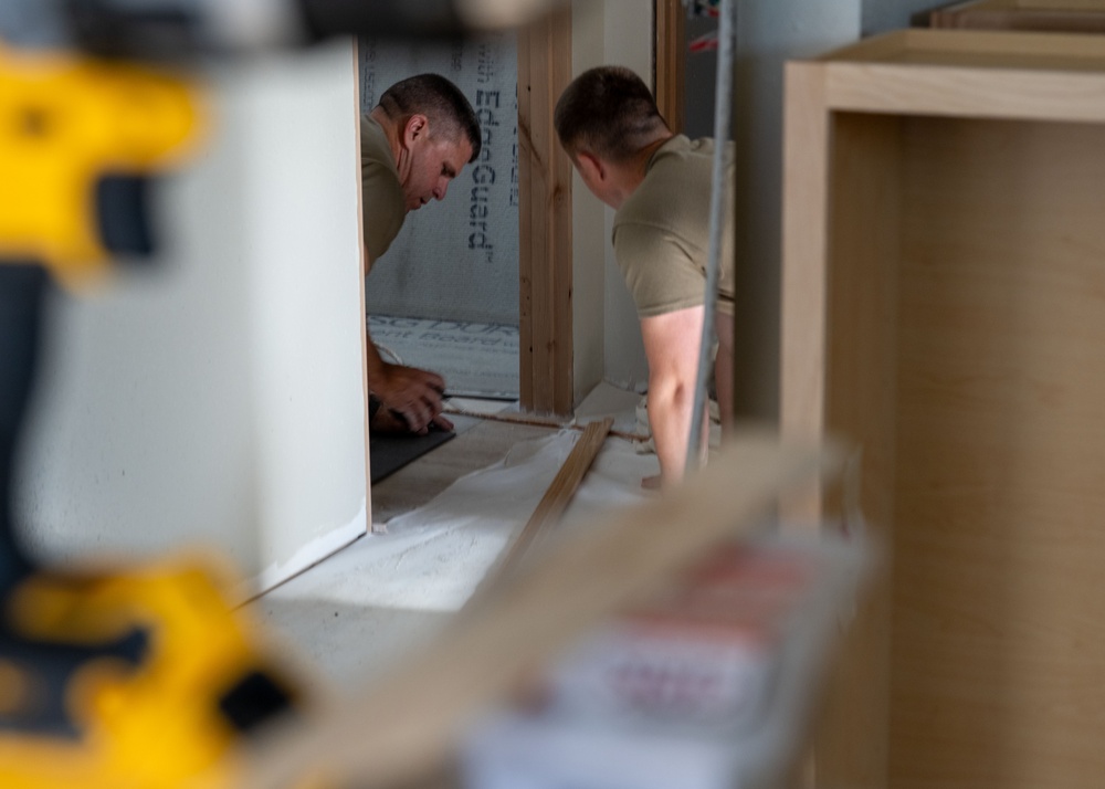 141st Civil Engineer Squadron support Seward Military Resort renovation