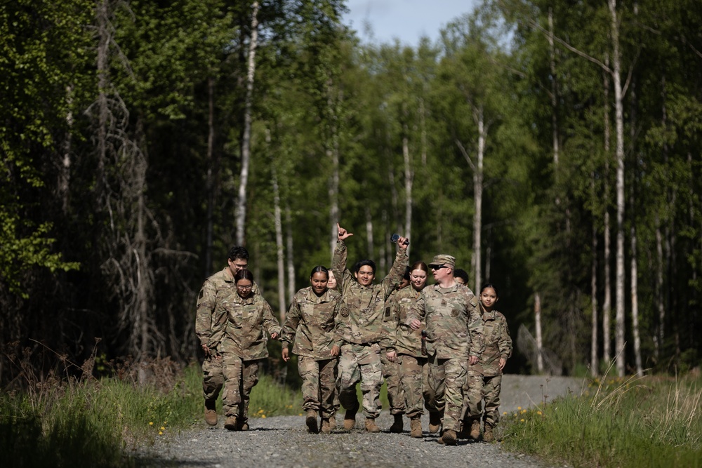 Junior Reserve Officer Training Corps Cadet Leadership Challenge camp