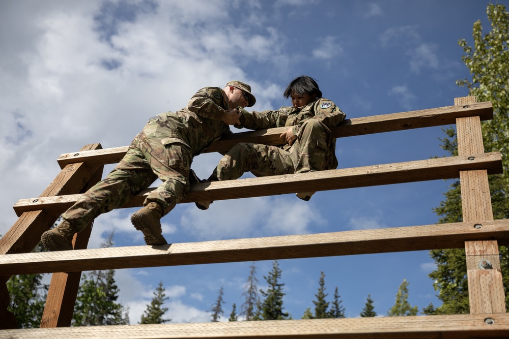 Junior Reserve Officer Training Corps Cadet Leadership Challenge camp