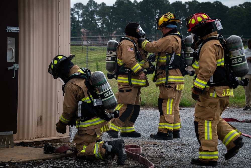 Maxwell Fire Department trains  for success