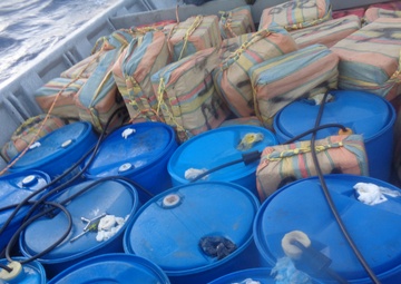 Coast Guard offloads more than $138 million in illicit drugs interdicted in Caribbean Sea