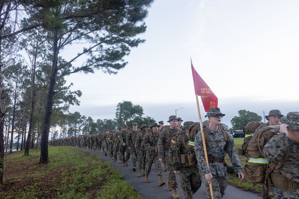 Headquarters and Service Battalion 10 km Hike