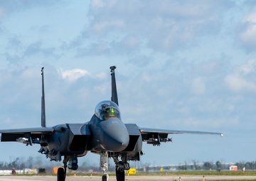 Units participate in air combat training during Checkered Flag 25-2