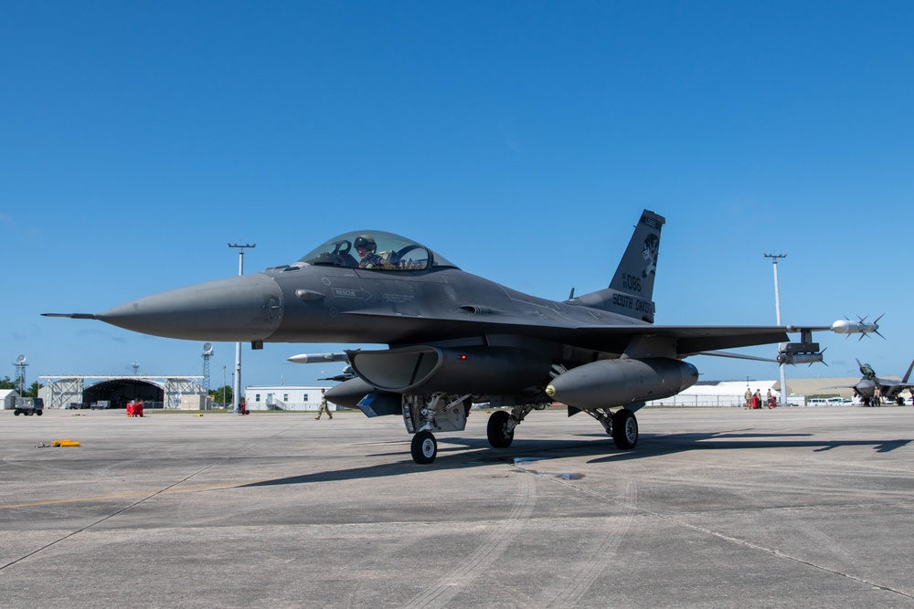 Units participate in air combat training during Checkered Flag 25-2