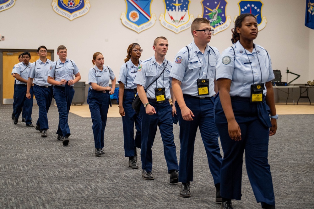 JROTC Students Attend a Career Fair at Barksdale
