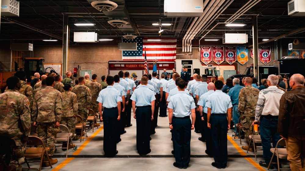 90th Civil Engineer Squadron Change of Command