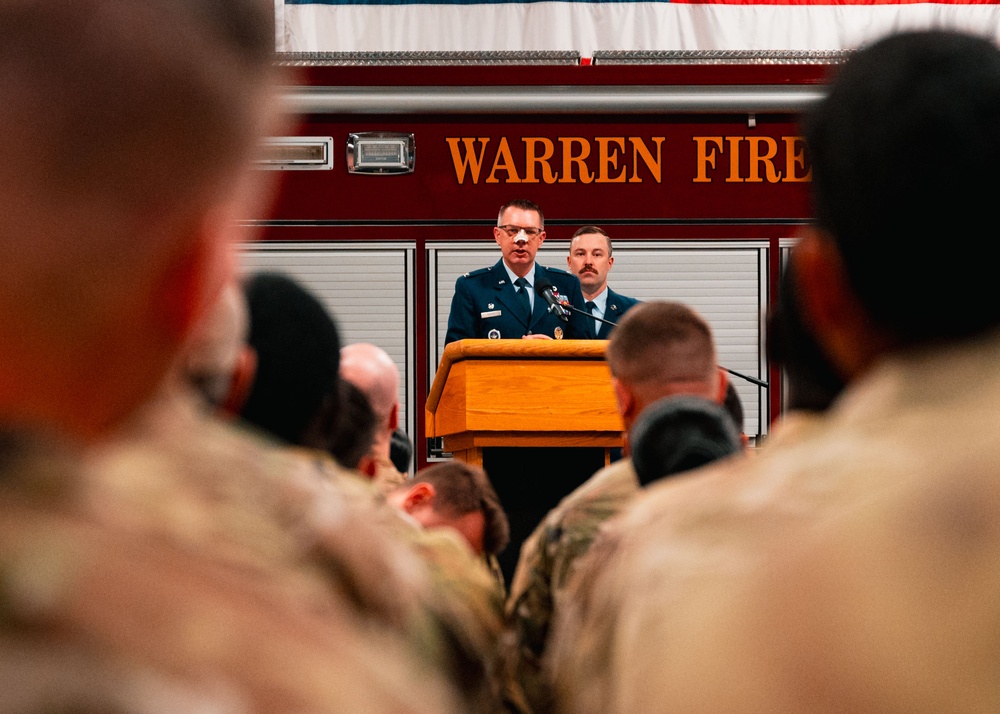 90th Civil Engineer Squadron Change of Command