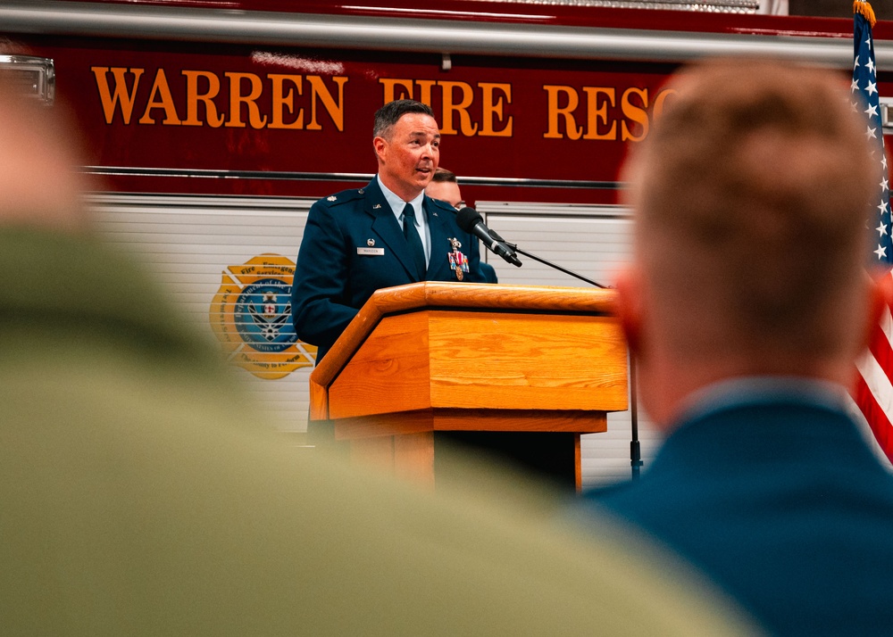 90th Civil Engineer Squadron Change of Command
