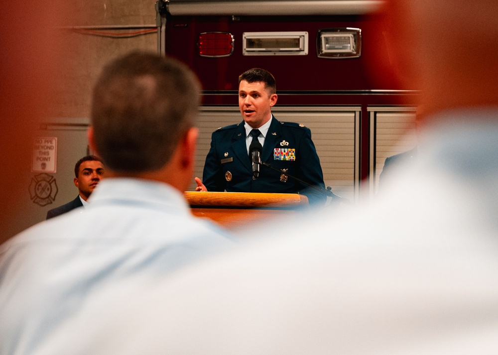 90th Civil Engineer Squadron Change of Command