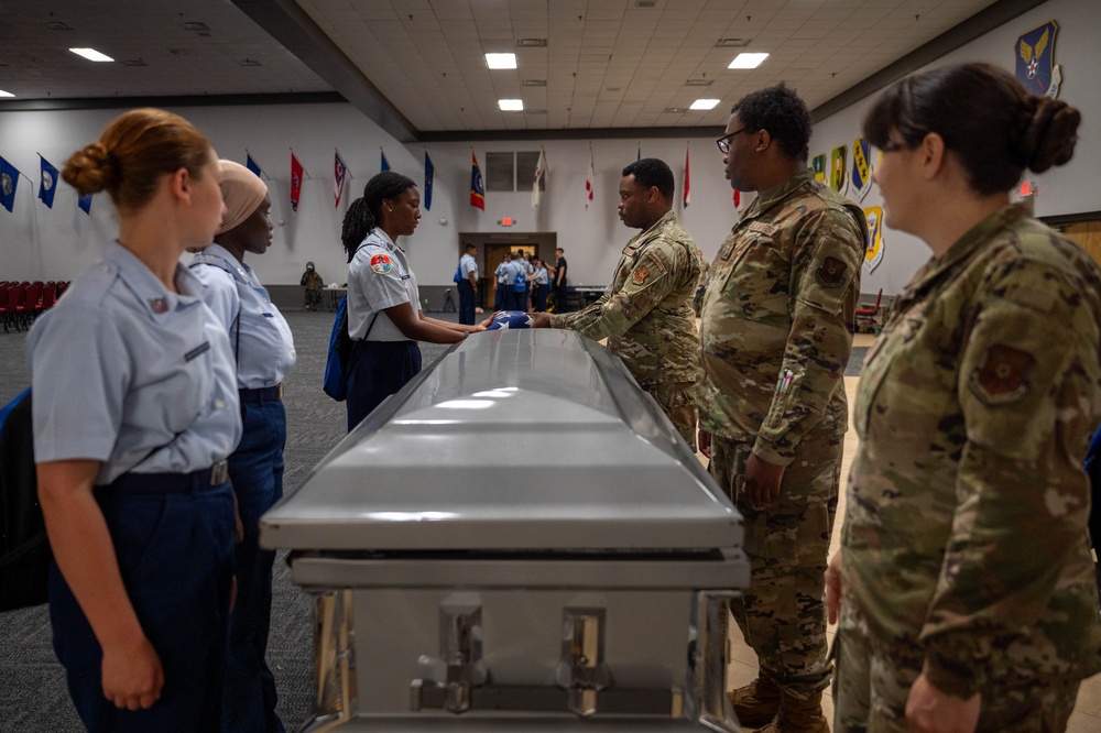 JROTC Students Attend a Career Fair at Barksdale