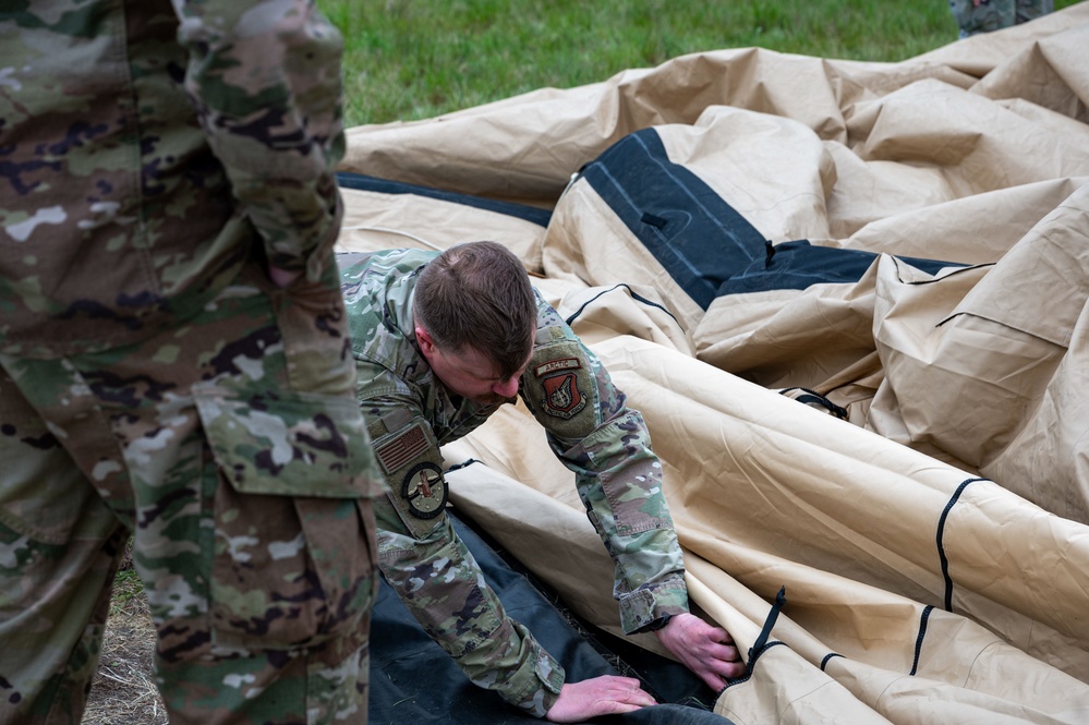 JBER Airmen assigned to the 3rd Air Expeditionary Wing participate in exercise Tropic Tundra