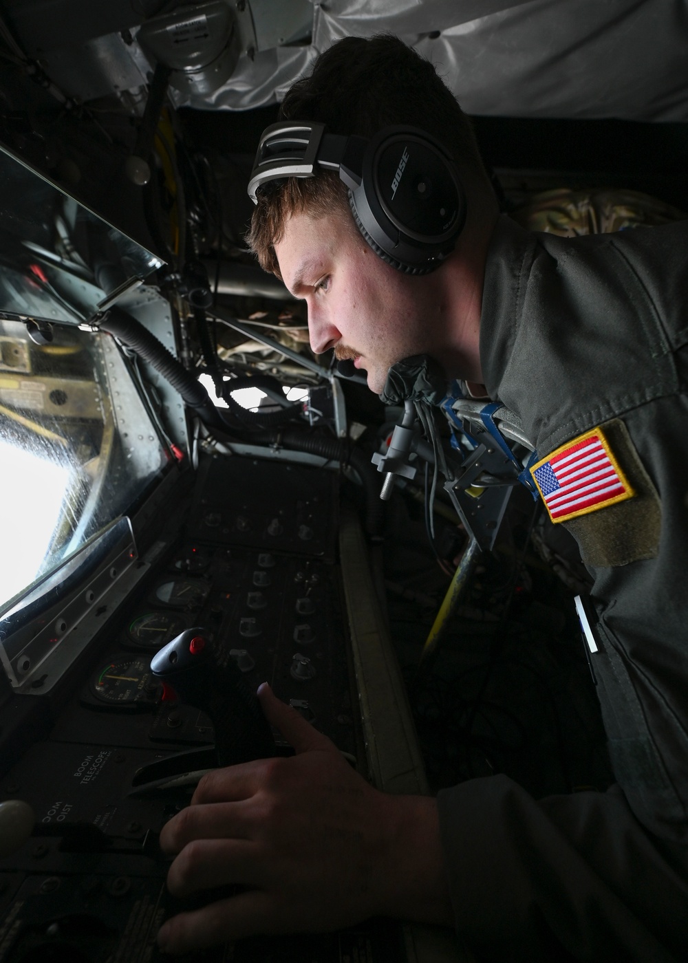 F-16, KC-46 aerial refueling