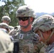 Chief of Army Reserve Re-enlists Soldiers at Mojave Falcon