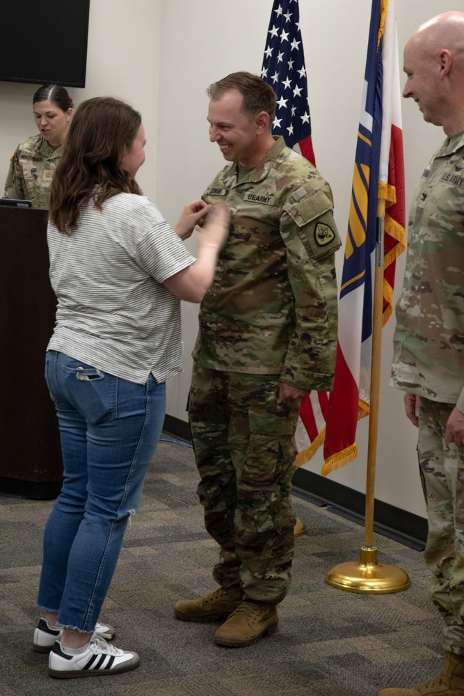 Major Jeremiah Cowan Promotion