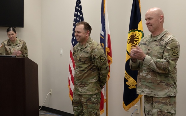 Major Jeremiah Cowan Promotion