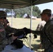 Chief of Army Reserve Re-enlists Soldiers at Mojave Falcon